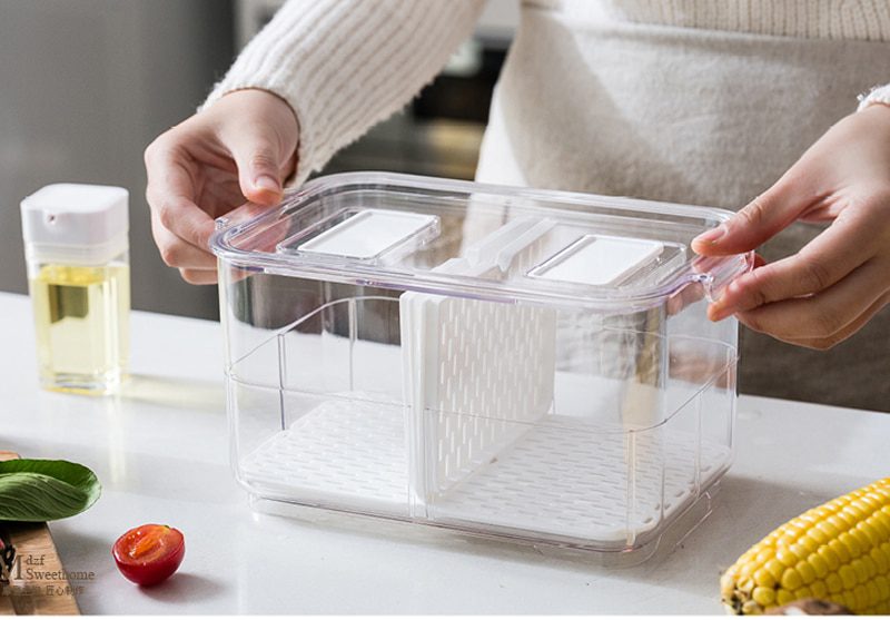 Refrigerator Food Storage Containers with Lids