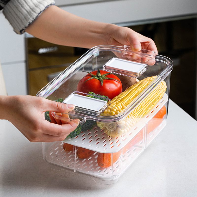 Refrigerator Food Storage Containers with Lids