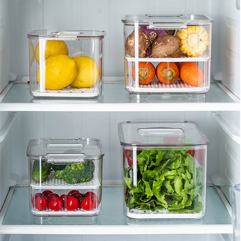 Refrigerator Food Storage Containers with Lids