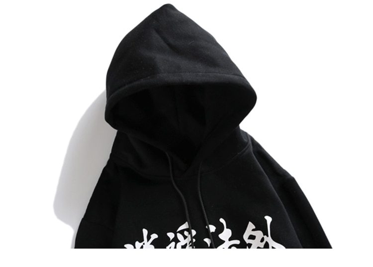 Cotton Men's Hoodie in Hip-Hop Style