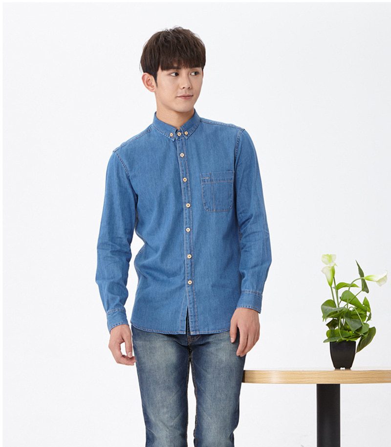 Men's Winter Jeans Shirt