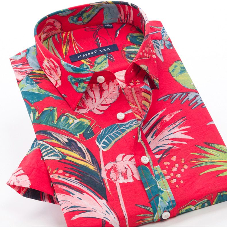 Men's Plus Size Hawaiian Style Shirt