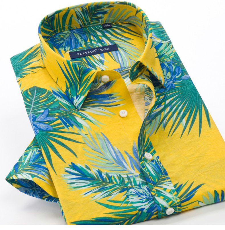 Men's Plus Size Hawaiian Style Shirt