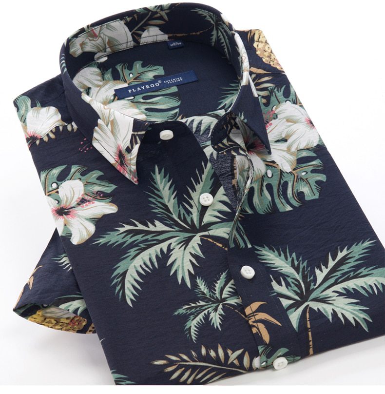 Men's Plus Size Hawaiian Style Shirt