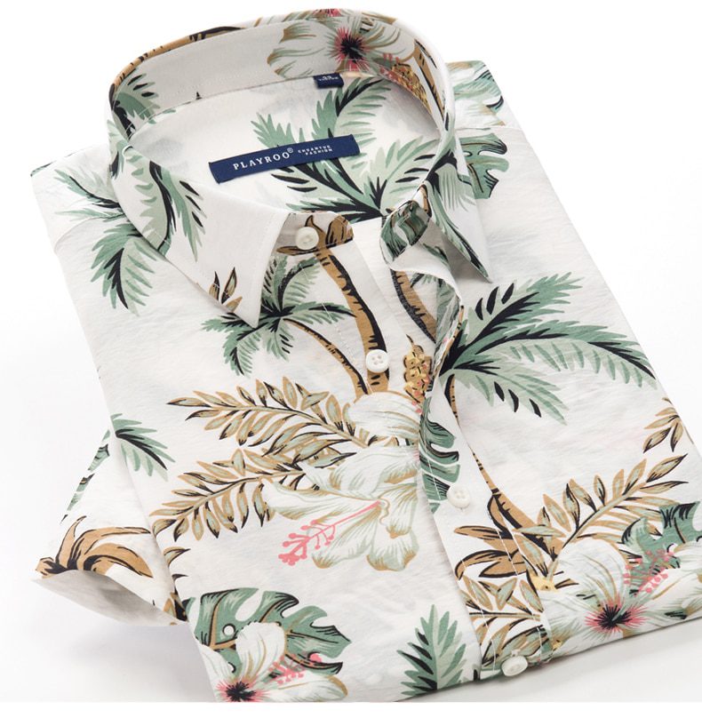 Men's Plus Size Hawaiian Style Shirt