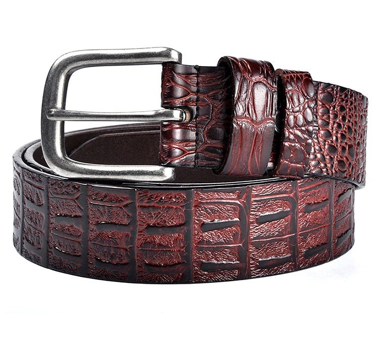 Men's Crocodile Pattern Belt