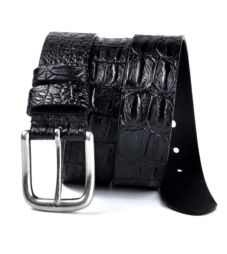 Men's Crocodile Pattern Belt