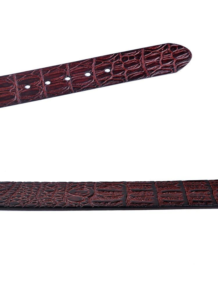 Men's Crocodile Pattern Belt