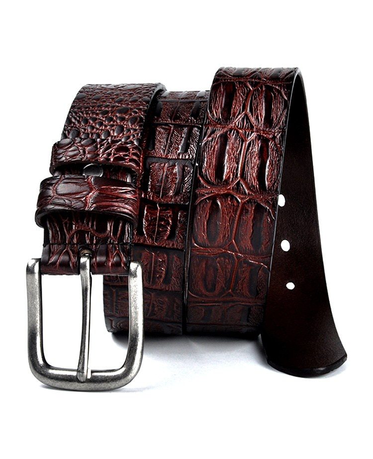 Men's Crocodile Pattern Belt