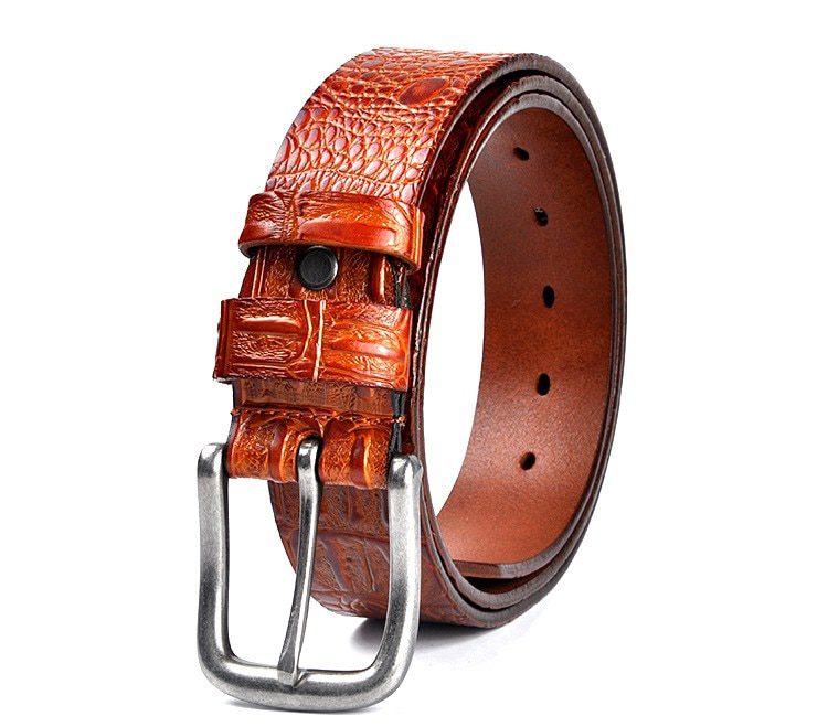 Men's Crocodile Pattern Belt