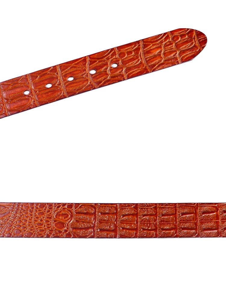 Men's Crocodile Pattern Belt