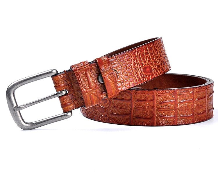 Men's Crocodile Pattern Belt